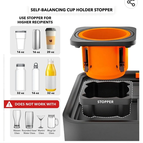 Couch Holder Cup Tray - Picture 3 of 8